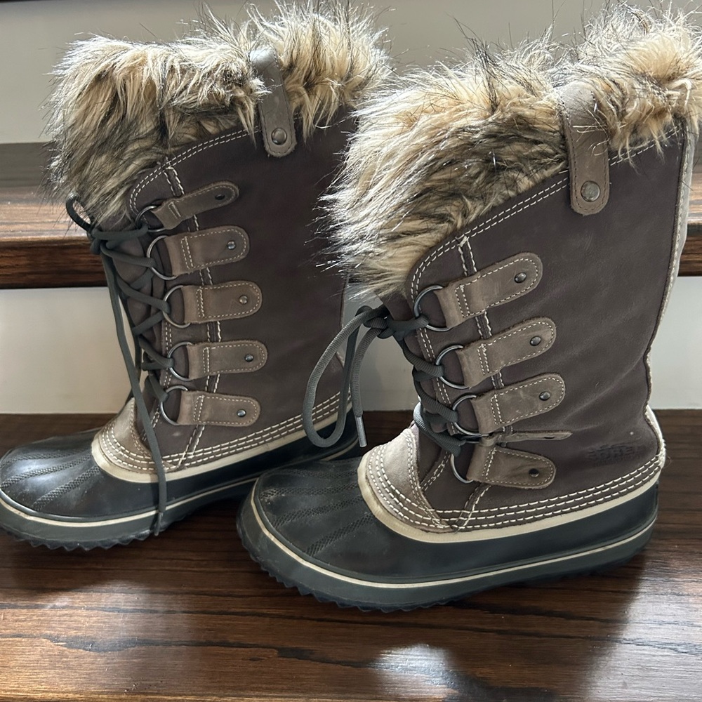 Sorel Joan of Arctic Fur-Trimmed Winter Boots